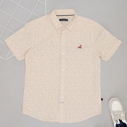 Pantaloons Junior Boys Spread Collar Floral Printed Cotton Casual Shirt-picture-22
