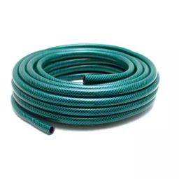 RS PRO Hose Pipe PVC 12 mm ID 15.3 mm OD 15 m, Green-picture-3