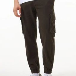 Bewakoof Brown Cotton Relaxed Fit Joggers-picture-13