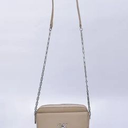 CALVIN KLEIN Solid Beige Polyester Sling Bag-32