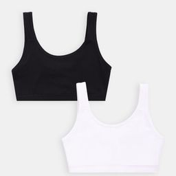 Sillysally Girls Pack Of 2 Full Coverage High Support Super Support Beginners Bra-11
