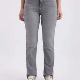 Pepe Jeans Women Straight Fit High-Rise Heavy Fade Stretchable Jeans-image-17