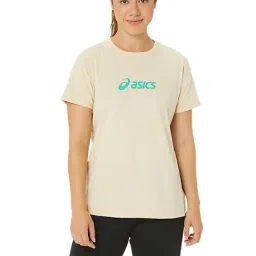 Asics Beige Cotton Printed Sports T-Shirt-picture-43