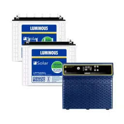 Luminous 2 KVA Solarverter Inverter with 2x LPTT 12150L Battery 220 Ah, (Combo of 3)-1
