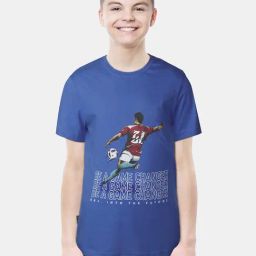 Gini & Jony Kids Royal Blue Printed T-Shirt-image-91