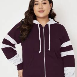 BRINNS Brown Color-Block Hoodie Sweatshirt-6