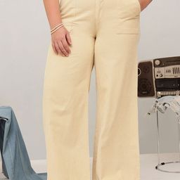 CURVY STREET Women Striped Original Straight Fit Corduroy Trousers-image-99