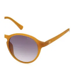 Guess GUS0006243B51SG Grey UV Protected Round Sunglasses for Men image 5