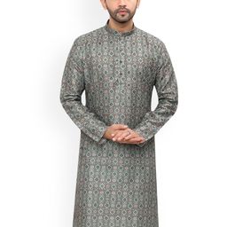 Authentics Men Ethnic Motifs Printed Flared Sleeves Kurta-image-26