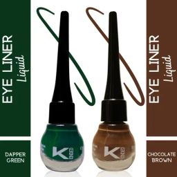 KINDED Liquid Eye Liner Chocolate Brown & Dapper Green Combo-picture-39