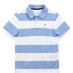 Tommy Hilfiger Boys Blue Solid Regular Fit Polo T-Shirt-image-26
