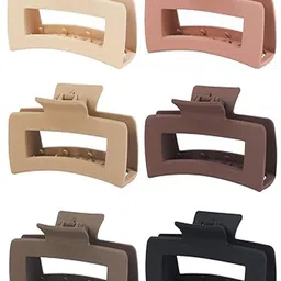 Softwrap Women Set of 6 Lace Claw Clip-image-57