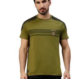 Royal Enfield Adventurer Olive Regular Fit Crew T-Shirt-image-23