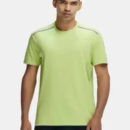 Jockey MV35 Green Glow Microfiber Elastane Stretch Half Sleeves T-Shirt with Stay Fresh Treatment-picture-31