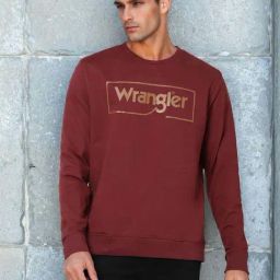 Wrangler Tawny Port Regular Fit Printed SweatShirt-picture-38