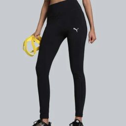 Puma Black Mid Rise Sports Tights-image-29