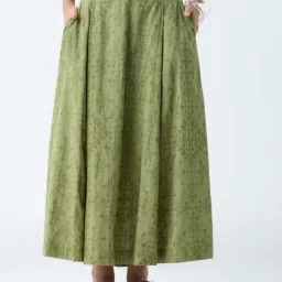 Bombay Paisley by Westside Sage Embroidered Cotton Skirt-picture-17