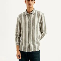 Levi's Men's Striped Slim Fit Shirt-picture-16