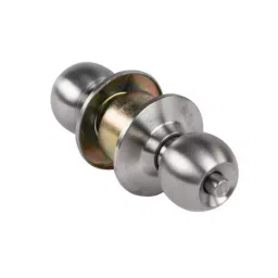 Hafele Knob Lock Stainless Steel for Wooden Doors, 911.83.681-48