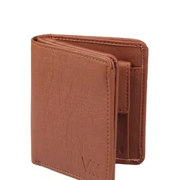 WILDAUK Men Textured PU Two Fold Wallet-6
