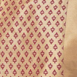 DEYANN PLUS Men Taupe & Maroon Printed Kurta with Dhoti Pants image 4