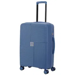 Nasher Miles Singapore Hard-Sided Polypropylene Check-in Luggage Navy Blue 24 inch |65cm Trolley Bag-image-63