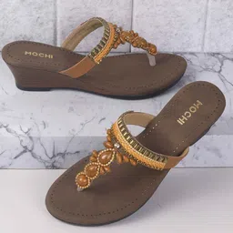 Mochi Embellished Wedge Mules-39