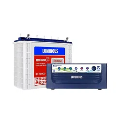 Luminous Pure Sine Wave 12 V Inverter with Tall Tubular 200 Ah Battery, Eco-Volt-1550-RC25000 (Combo of 2)-picture-5