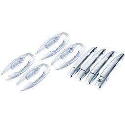Auto Pearl Chrome Handle Cover and Finger Guard ‎Chrome Compatible For ‎Maruti Suzuki Swift Type 1 (Set of 4)-66