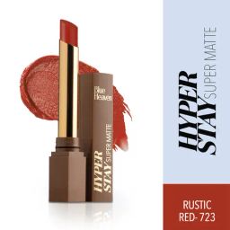 Blue Heaven Hyper Stay Super Matte Lipstick Rustic Red-723 - 2.2 gm-image-10