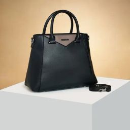 Forever Glam by Pantaloons Black Solid Medium Shoulder Bag-picture-37