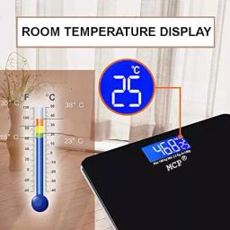 MCP Blue Digital Weighing Scale with Battery and Temperature Indicator image 2