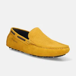 Bugatti ManfieldMen Leather Slip-On Driving Shoes-picture-12