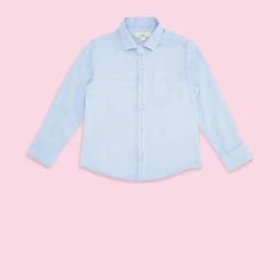 Pantaloons Junior Blue Cotton Regular Fit Full Sleeves Shirt-picture-24