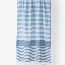 fabindia home Fabindia Soha Blue Cotton 133 GSM Bath Towel-picture-46