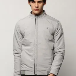 SHOWOFF Grey Slim Fit Jacket-image-77