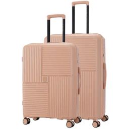 Nasher Miles Singapore Hard-Sided Polypropylene Luggage Set of 2 Champagne Trolley Bags (65 & 75 cm)-image-54