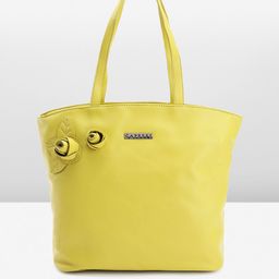 Caprese Textured Shoulder Bag with Floral Applique Detail-29