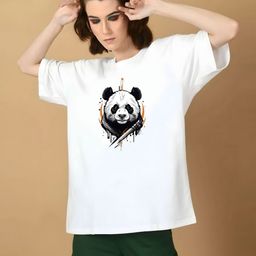 KAIDO Graphic Printed Drop-Shoulder Sleeves Round Neck Oversized Cotton T-Shirt-picture-8