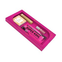 MyGlamm Set Of 4 Long Stay Kajal - LIT Nail Enamel - Compact Powder & Lipstick Stack image 2