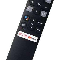 Smartby Remote Control (Rc802V Fnr1) Replacement For All Tcl Android 4K Uhd Smart Tv Without Voice Command,Black image 1