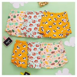 SuperBottoms Padded Underwear for 9-12M Babies | Potty Training Pants for Mess-Free Diaper-Free Time | Jungle Jam | Pack of 6-26
