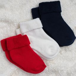SuperBottoms Woolen Blend Pack Of 3 Solid Socks - Multi Colour-image-51