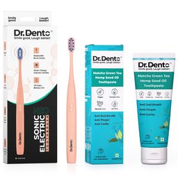 Dr.Dento Neo Sonic Electric Toothbrush with Matcha Green Tea Toothpaste- 125g-image-90