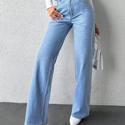 DressBerry Women Comfort Straight Fit Mid-Rise Stretchable Jeans-image-86