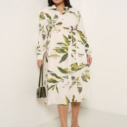 Honey Curvytude by Pantaloons Print Long Dress-image-49
