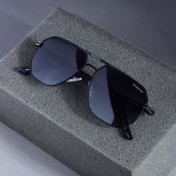Hashtag Unisex Hexagonal Sunglasses with Polarised Lens SGHT54-07-C4-2