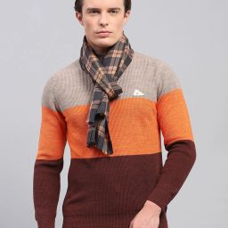 MONTE CARLO Self Design Men Muffler-image-80