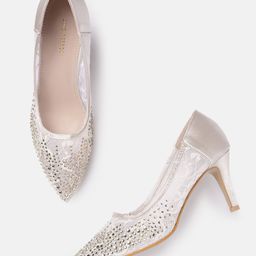 Lino Perros Embellished Party Slim Heel Pumps-32