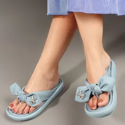 JUMPLITE Women Open Toe Flats-image-40